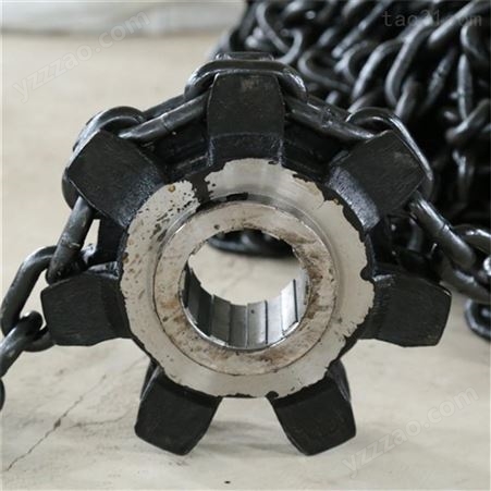 矿用40T刮板机链轮 双排传动整体式齿形轮 输送机配件