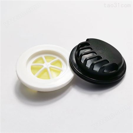 龙三厂家批发口罩专用呼吸阀N95塑料通气阀面罩呼气阀黑色白色现货