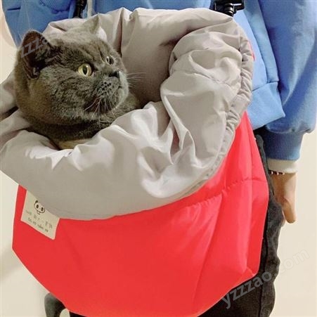 富源帆布袋装猫夏季薄款猫咪外出便携宠物背包斜挎袋装猫的包防跑出工厂定制