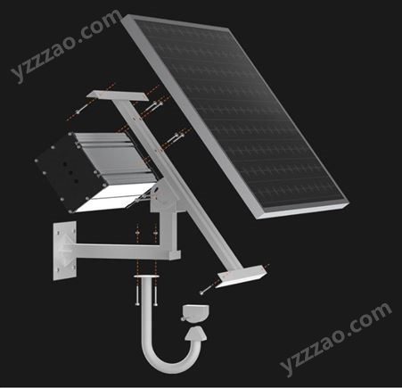 萤石监控太阳能系统 60W-20AH(带加热)4G三网通全彩对讲