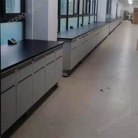 金昌市实验台 化学室工作台 钢木边台 中创智领实验室家具定制