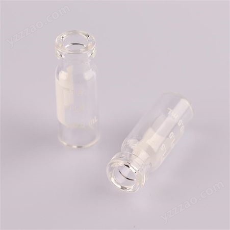 KRLAB 钳口平底顶空透明样品瓶 20mm螺口顶空样品瓶 QB-SP000020 康润