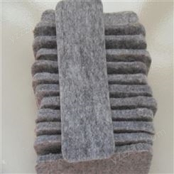 汇朋毛毡-灰色毛毡板擦 磁性板擦毛毡 羊毛毡板擦