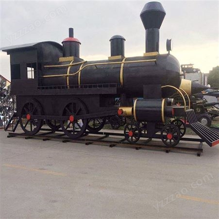老式火车头模型 尚武 复古火车摆件 铁艺蒸汽火车模型定做