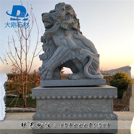 石雕狮子图片河北狮子石雕图片长期供应 石雕狮子雕刻加工定制