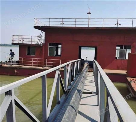浮船式泵站 取水泵站 中禹水务 扬程100m SUS304材质 浮筒式