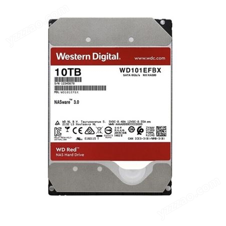 西部数据红盘10T 个人云 企业网络储存 NAS机械硬盘