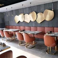 泉州餐厅家具 餐厅沙发 各类餐厅桌椅定制认准凯文斯品牌