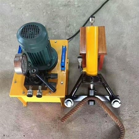 小型便携钢筋弯箍机 手提式桩头钢筋调直机 手持电动液压折弯机
