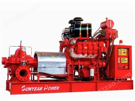 柴油机消防泵组—单级双吸离心泵(中开泵)