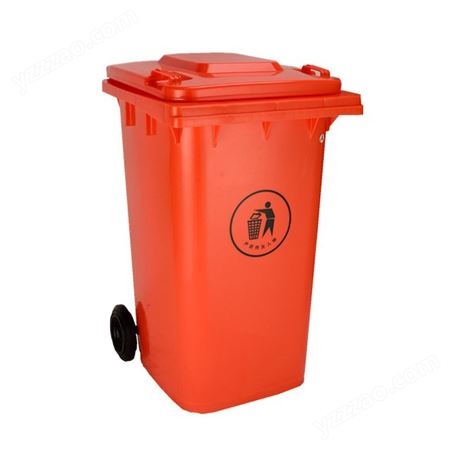 博新 分类带盖垃圾桶 120升塑料垃圾桶 240l挂车垃圾桶 LJT-B298A