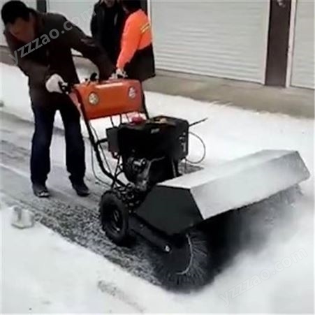 滚刷扫雪机 小型手扶抛雪机 小区积雪除雪机