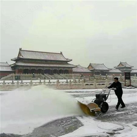 物业道路扫雪机 滚刷式除雪机 全齿轮汽油抛雪机