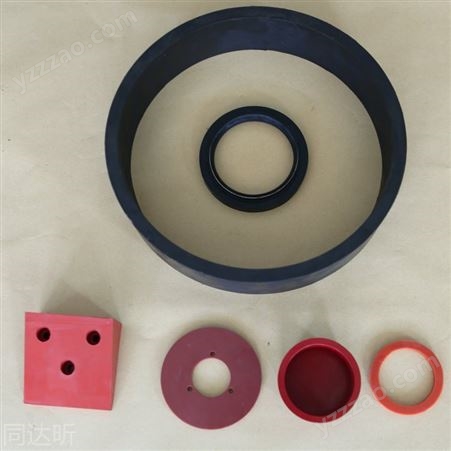 同达昕50*50*n工业橡胶垫块高缓冲防震减震橡胶件加厚耐磨塑料