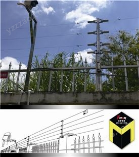 大型电厂电子护栏 能源企业脉冲电子围栏系统 基建项目电子围栏