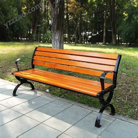 公园桌子防晒广场金属休闲椅三人中式可桌椅外躺椅木制家用户木条