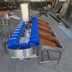 萬疆機械 牛油果分級機 石榴分揀設備 黃桃重量分級流水線
