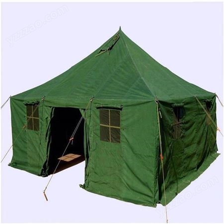 93型加厚寒区工程住宿救灾立柱式帐篷橄榄绿抗风防雨棉帐篷