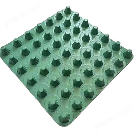 凹凸塑料排水板 hdpe蓄疏水板  润泽高分子防护排水异形片