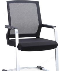汇金隆 办公椅弓形会议椅 洽谈靠背舒适培训椅 网布透气椅子现货