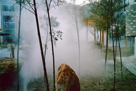 河南社区雾森系统公园景观喷雾设备雾森厂高压喷雾设备