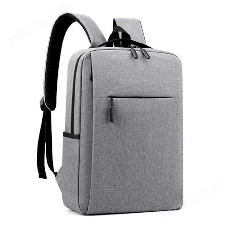 男士双肩包大容量商务会议旅行包15.6寸电脑包logo定制