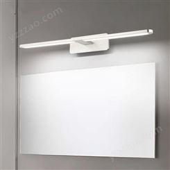 铝材银色浴室led镜前灯 卫生间镜柜壁灯卧室洗手间化妆镜子灯