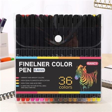 得印(befon) 勾线笔 0.4mm美术针管笔 简约彩色描边笔 记号笔儿童美术绘画描线笔 手绘漫画学生设计 36色3272