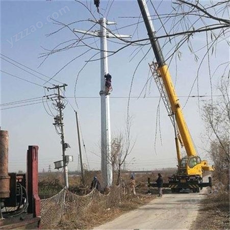 国网35kv电力钢管杆 10kv钢管杆 输电钢管塔杆生产