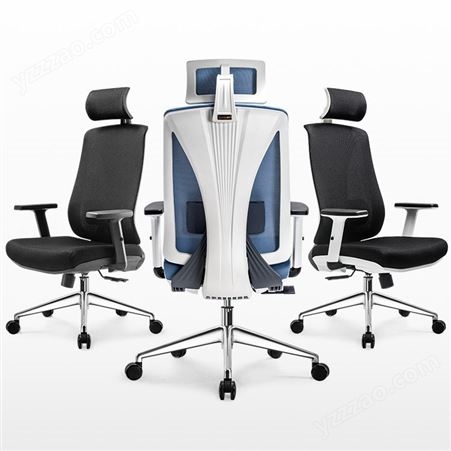 搏德森人体工学电脑椅办公家具椅子靠背网布升降职员主管椅学习写字座椅厂家