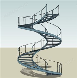 佛山厂家生产私家订制铁艺旋转楼梯室内阁楼旋转整体铁艺楼梯